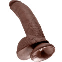 KING COCK - 9 GODE MARRON AVEC BOULES 22.9 CM 4 