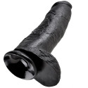 KING COCK - 12 DILDO SCHWARZ MIT EIER 30.48 CM 3 