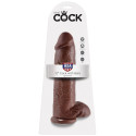 KING COCK - 12 GODE MARRON AVEC BOULES 30.48 CM 1 