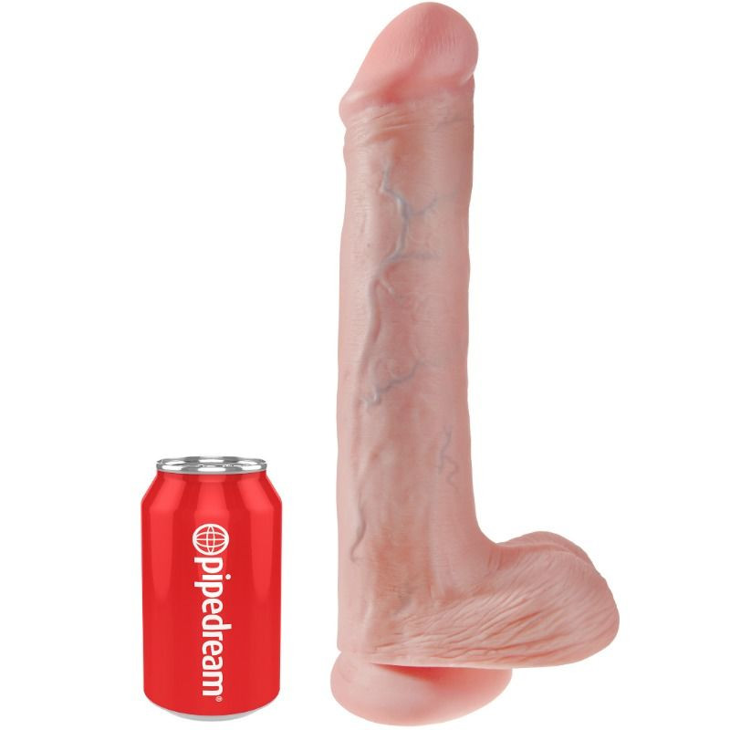 KING COCK - DILDO CON SFERE 33 CM CARNE 1 