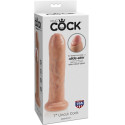 KING COCK - REALISTISCHER DILDO UNGESCHNITTENES FLEISCH 21 CM 4 