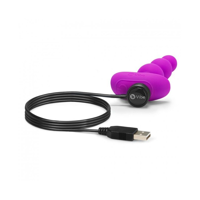 B-VIBE - PERLINE ANAL REMOTE CONTROL TRIPLET ROSA 6 