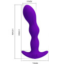 PRETTY LOVE - ANAL MASSAGER 12 LILA VIBRATIONSMODI 5 