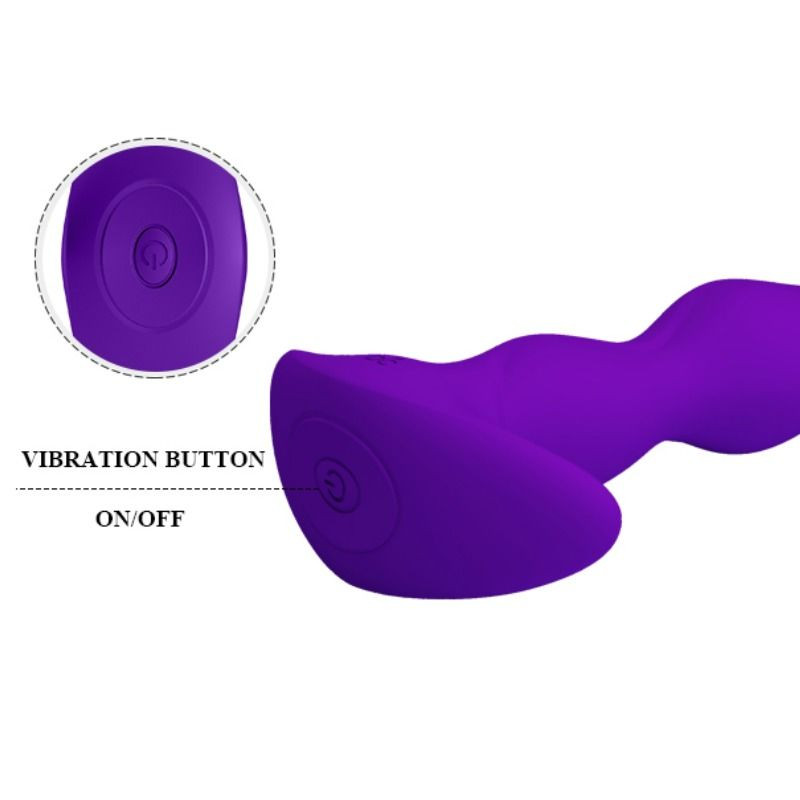 PRETTY LOVE - MASSAGER ANAL 12 MODES DE VIBRATION LILAS 7 