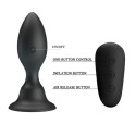 MR PLAY - ANALSTECKER MIT VIBRATION, SCHWARZE FERNBEDIENUNG 3 