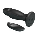 MR PLAY - ANALSTECKER MIT VIBRATION, SCHWARZE FERNBEDIENUNG 5 