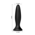 MR PLAY - WIEDERAUFLADBARER SCHWARZER VIBRATOR ANALSPLUG 3 