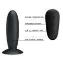 MR PLAY - ANAL PLUG WITH VIBRATION BLACK REMOTE CONTROL 1 