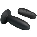 MR PLAY - ANALSTECKER MIT VIBRATION, SCHWARZE FERNBEDIENUNG 2 