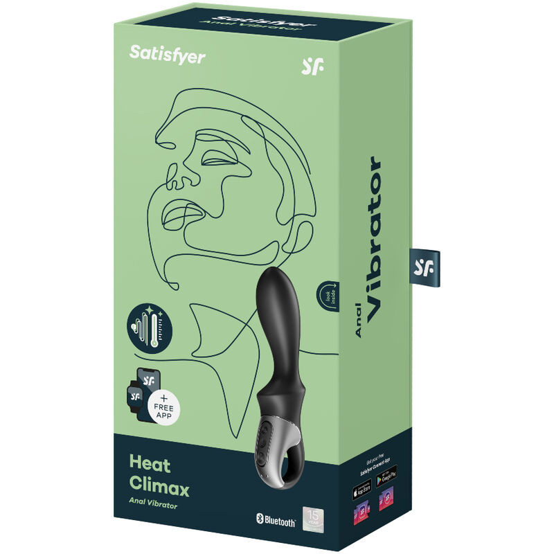 SATISFYER - HEAT CLIMAX ANAL VIBRATOR APP BLACK 3 