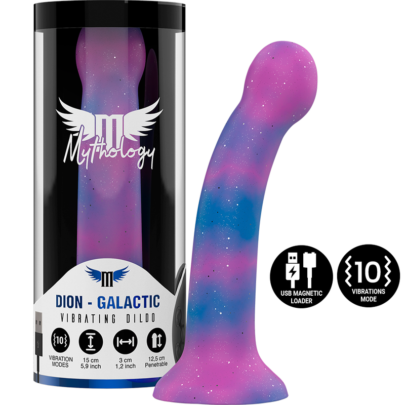 MYTHOLOGY - DION GALACTIC DILDO S - VIBRATORE WATCHME COMPATIBILE CON TECNOLOGIA WIRELESS 2 