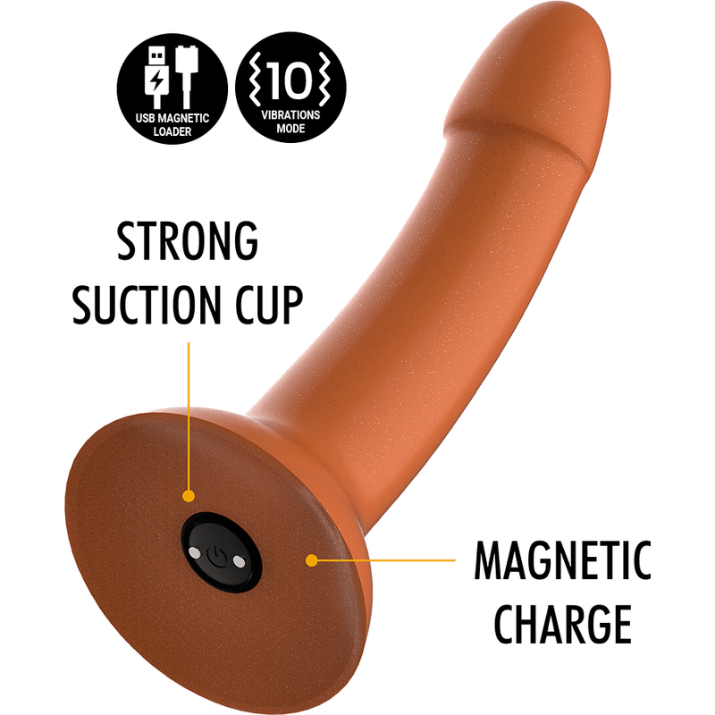 MYTHOLOGY - RUNE ROYAL DILDO M - VIBRATOR WATCHME WIRELESS TECHNOLOGY COMPATIBLE 4 