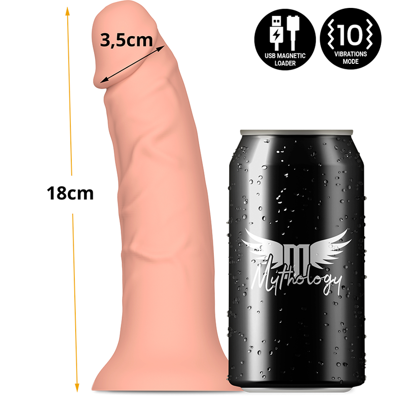 MYTHOLOGY - ASHER ORIGINAL DILDO S - VIBRATOR COMPATIBLE WITH WATCHME WIRELESS TECHNOLOGY 4 