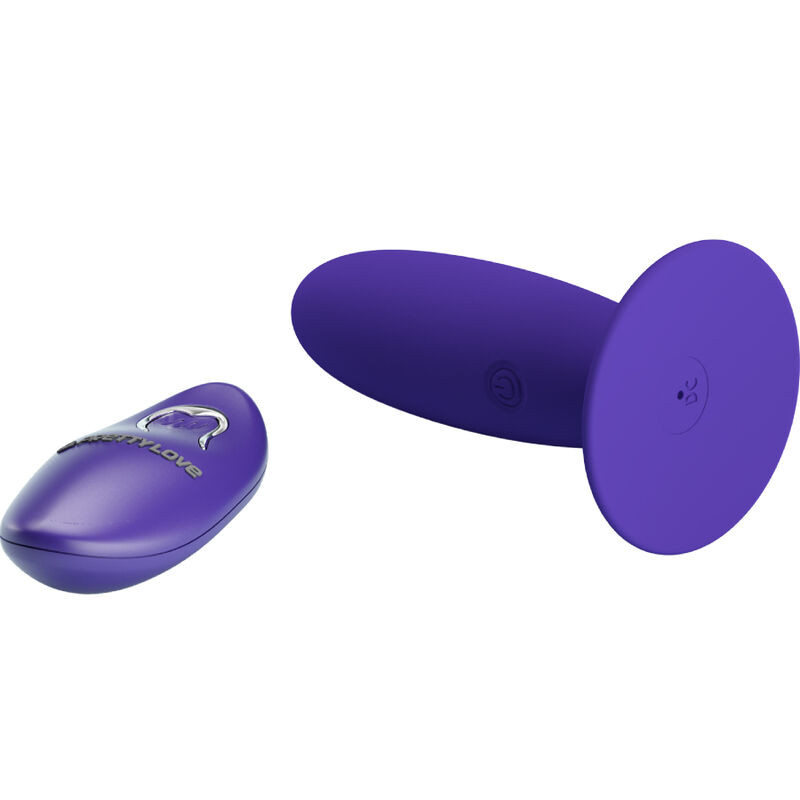 PRETTY LOVE - VIBRATEUR ANAL YOUTH PLUG TÉLÉCOMMANDE VIOLET 2 