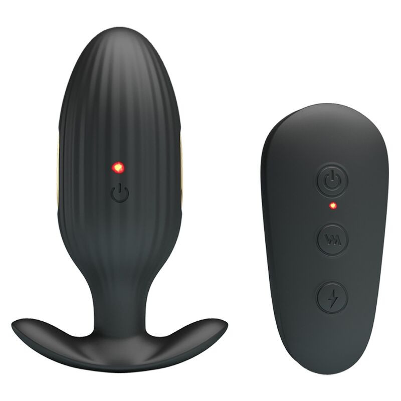 PRETTY LOVE - KELLY PLUG ANAL RECHARGEABLE VIBRATOR BLACK 4 