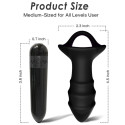 ARMONY - KYLIN FINGER VIBRATOR & ANAL PLUG REMOTE CONTROL BLACK 3 