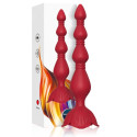 ARMONY - PAGODA VIBRATORE ROSA E PLUG ANALE ROSSO 3 