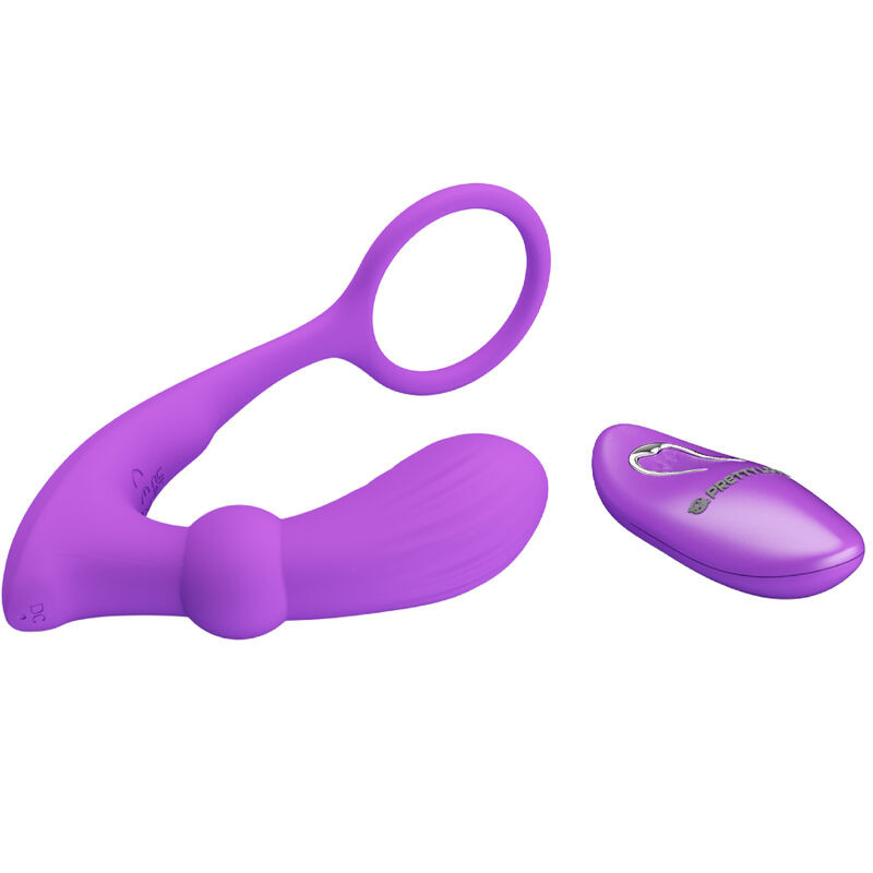 PRETTY LOVE - WARREN VIOLET ANAL RING & VIBRATOR 2 