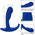 CALEXOTICS - ADMIRAL CURVED ANAL STIMULATOR & VIBRATOR BLUE 3 