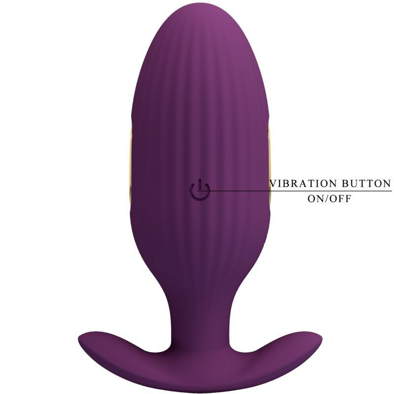 PRETTY LOVE - JEFFERSON APP CONTROLLED ANAL PLUG PURPLE 5 