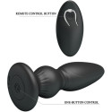 MR PLAY - LEISTUNGSSTARKER VIBRATOR MIT FERNBEDIENUNG, ANALSTECKER, SCHWARZ 6 