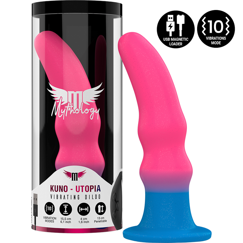 MYTHOLOGY - KUNO UTOPIA DILDO M - VIBRATEUR COMPATIBLE AVEC LA TECHNOLOGIE SANS FIL WATCHME 2 