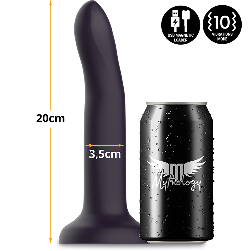 MYTHOLOGY - DUMAN MYSTIC DILDO L - VIBRATEUR COMPATIBLE AVEC LA TECHNOLOGIE SANS FIL WATCHME 1 