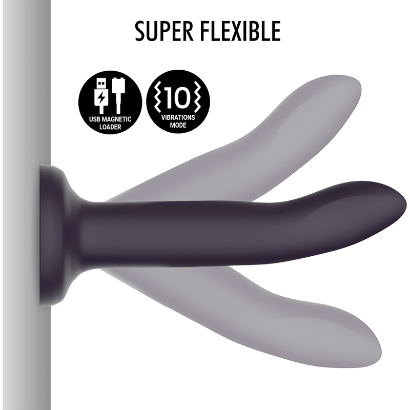 MYTHOLOGY - DUMAN MYSTIC DILDO L - VIBRATORE COMPATIBILE CON TECNOLOGIA WIRELESS WATCHME 6 