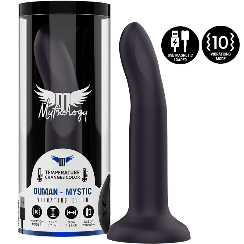 MYTHOLOGY - DUMAN MYSTIC DILDO M - VIBRATORE COMPATIBILE CON TECNOLOGIA WIRELESS WATCHME 3 