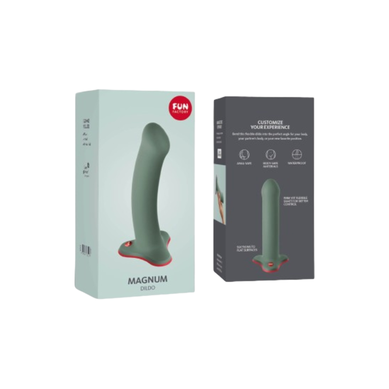 FUN FACTORY - MAGNUM DILDO OLIVA SELVATICA 3 