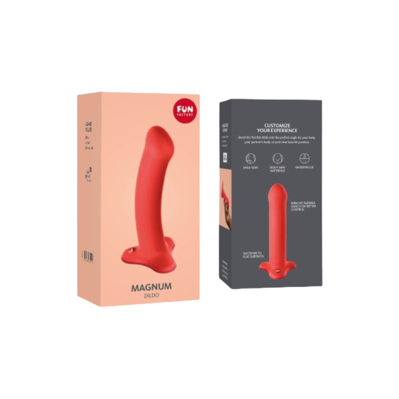 FUN FACTORY - MAGNUM DILDO FLASHY CORALLO 3 