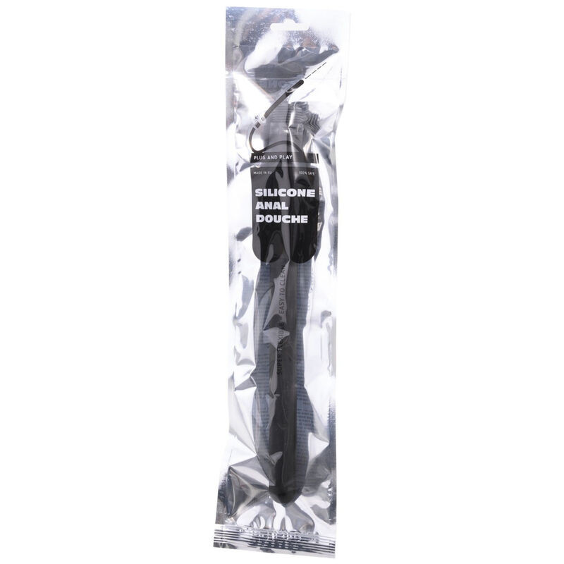 ALL BLACK - BEADED SHOWER ANAL SILICONE 27 CM 1 