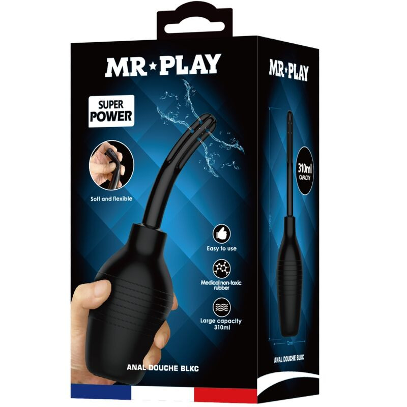 MR PLAY - ANAL DOUCHE BLKC SUPER POWER BLACK 6 