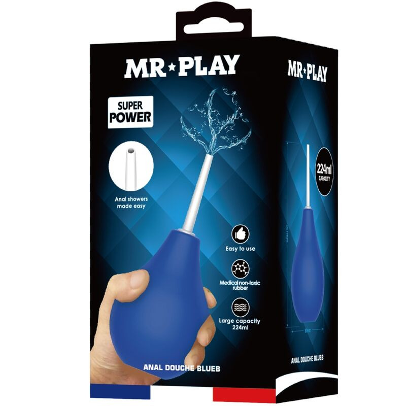 MR PLAY - DOCCIA ANALE BLUEB SUPER POWER BLUE 6 