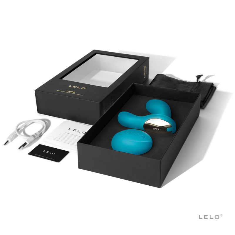 LELO - MASSAGGIATORE PROSTATICO HUGO BLU OCEANO 1 