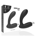 ADDICTED TOYS - PROSTATIC VIBRATOR RECHARGEABLE MODEL 5 - BLACK 1 