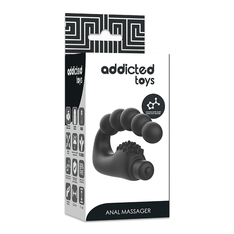 ADDICTED TOYS - MASSEUR ANAL PROSTATIQUE AVEC VIBRATION 4 