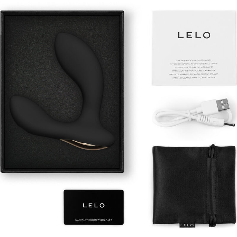 LELO - HUGO 2 SCHWARZES PROSTATAMASSAGER 1 