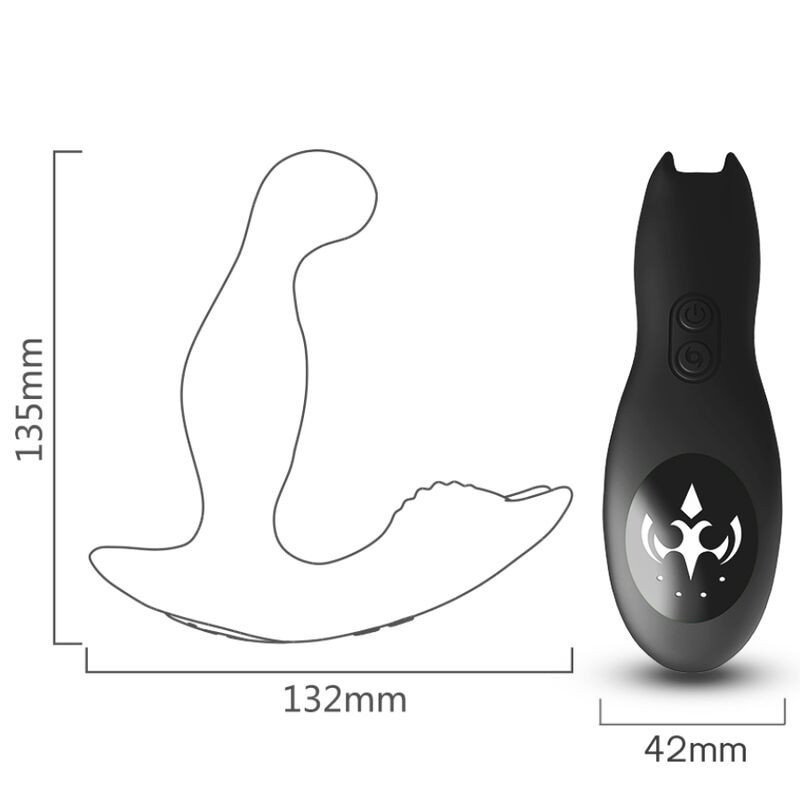 ARMONY - BAT KING VIBRATOR ANAL PROSTATE ROTATOR REMOTE CONTROL BLACK 2 