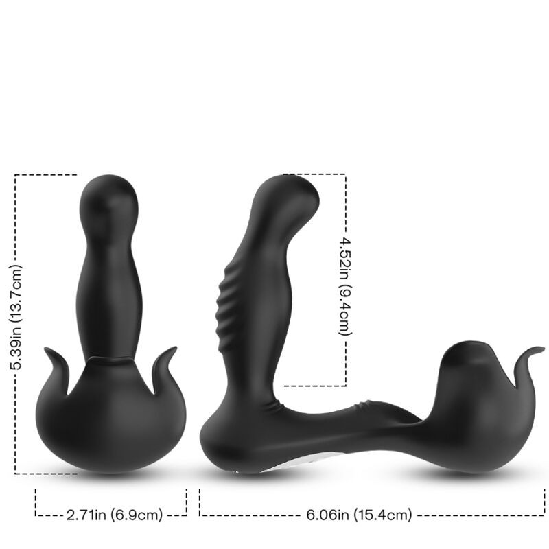 ARMONY - VIBRATEUR SURROUND ANAL & STIMULATEUR TESTICULOS TÉLÉCOMMANDE NOIR 2 