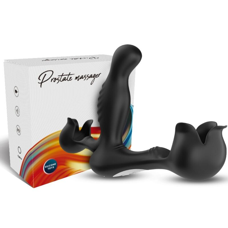 ARMONY - VIBRATEUR SURROUND ANAL & STIMULATEUR TESTICULOS TÉLÉCOMMANDE NOIR 3 