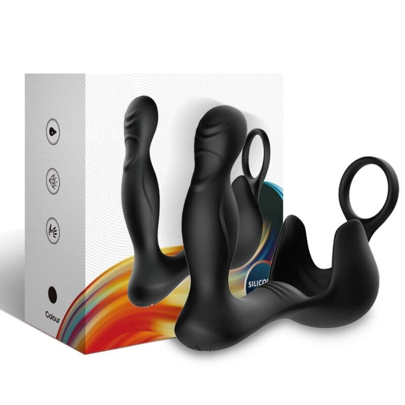 ARMONY - SURROUND VIBRATOR ANAL & STIMULATOR TESTICULOS & RING REMOTE CONTROL BLACK 2 