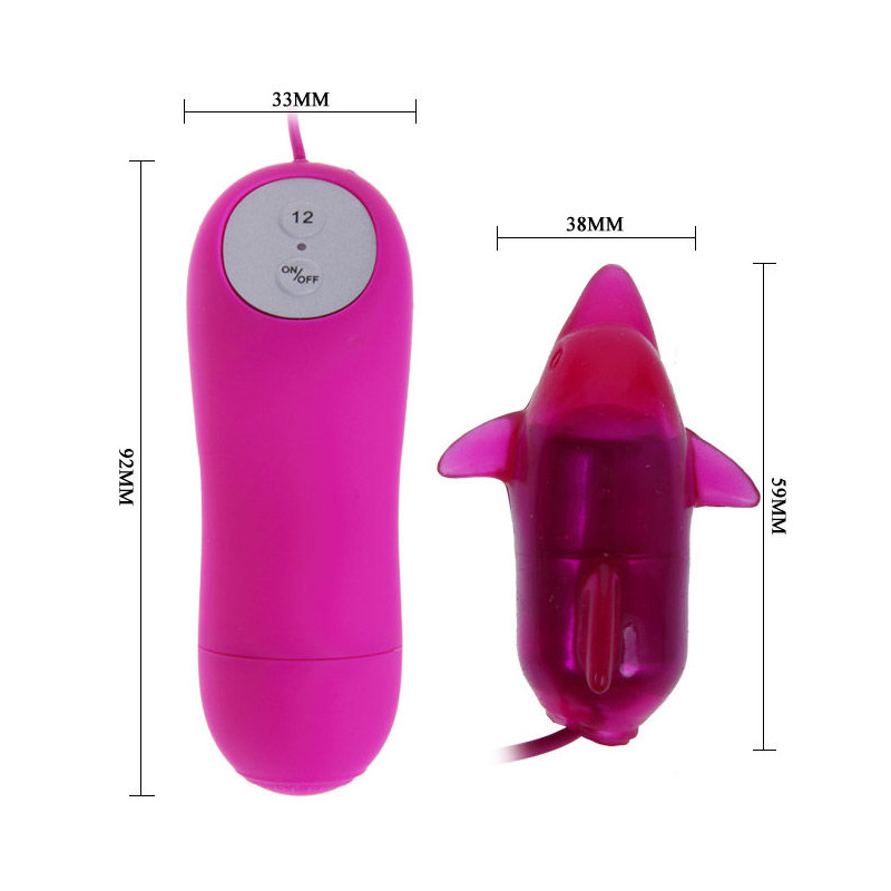 BAILE - VIBRATEUR DOLFIN MIGNON SECRET 12V 4 