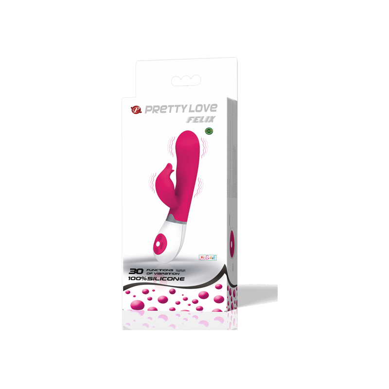 PRETTY LOVE - FLIRTATION VIBRATOR MIT FELIX-STIMULATOR 1 