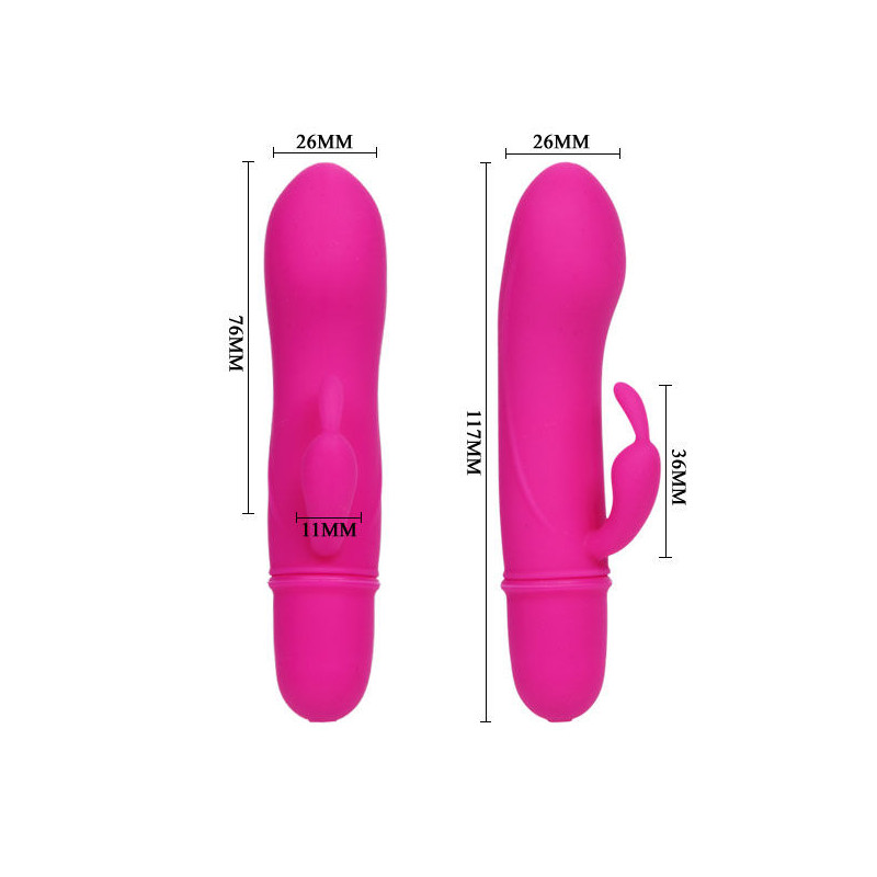 PRETTY LOVE - FLIRTATION VIBRATOR WITH RABBIT CAESAR 6 