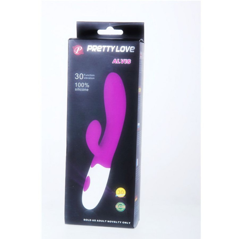 PRETTY LOVE - FLIRTATION VIBRATEUR ALVIS AVEC STIMULATEUR DE CLITORIS 1 