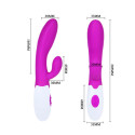 PRETTY LOVE - FLIRTATION VIBRATEUR ALVIS AVEC STIMULATEUR DE CLITORIS 5 