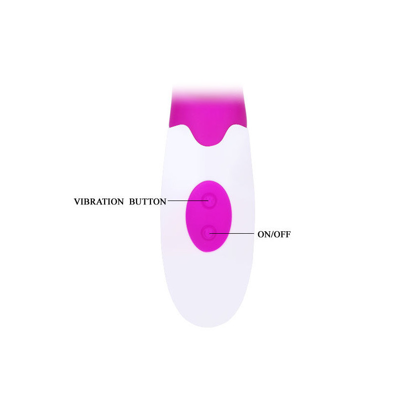 PRETTY LOVE - FLIRTATION VIBRATORE ALVIS CON STIMOLATORE DEL CLITORIDE 6 