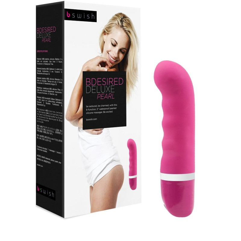 B SWISH - BDESIRED DELUXE PEARL VIBRATORE ROSA 1 