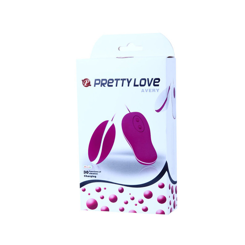 PRETTY LOVE - FLIRTATION OEUF VIBRANT AVEC TÉLÉCOMMANDE AVERY 8 